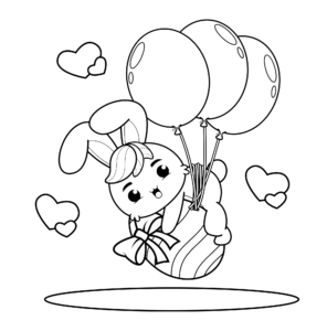 Cute Easter coloring pages