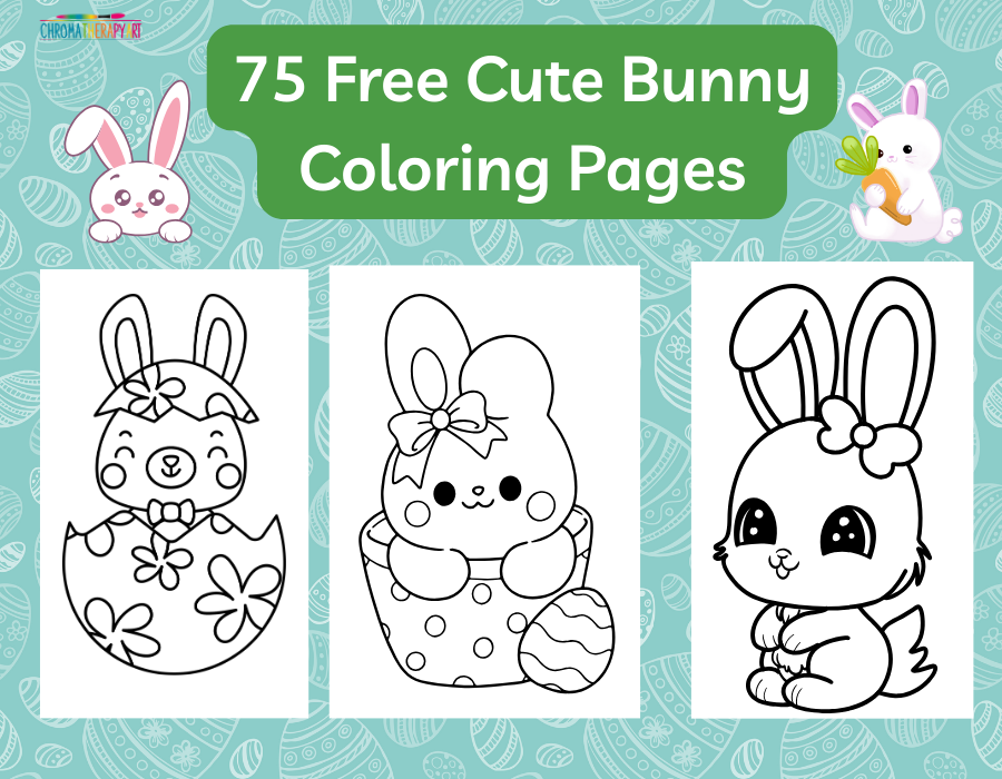 75 Cute Bunny Coloring Pages (PDF Printable & Free for Kids and Adults in 2025
