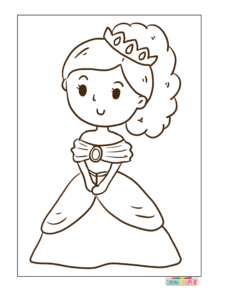 Free Princess coloring Pages for kids and adults