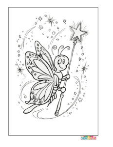 Butterfly and Magic Wand