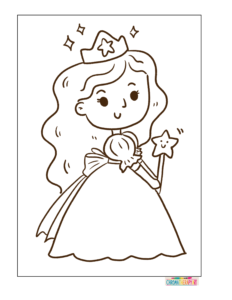 Free Princess coloring Pages for kids and adults