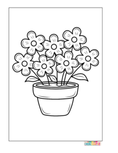 Spring coloring pages for adults