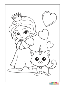 Free Princess coloring Pages