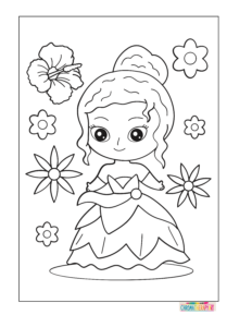 Free Princess coloring Pages