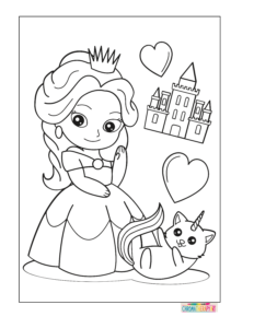 Free Princess coloring Pages