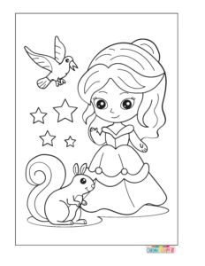 Free Princess coloring Pages