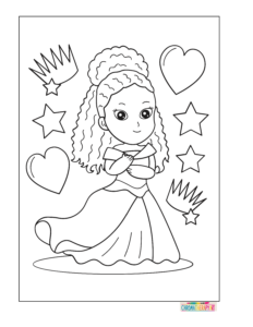 Free Princess coloring Pages
