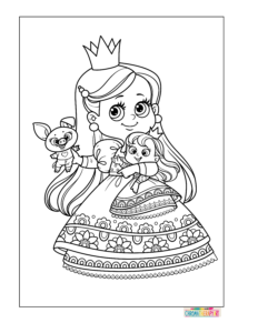 Free Princess coloring Pages
