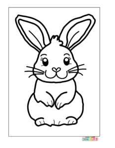baby bunny cute bunny coloring pages (2)