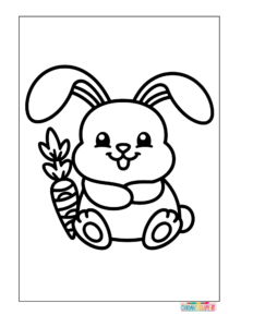 baby bunny cute bunny coloring pages (2)