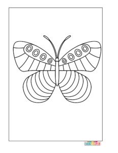 butterfly coloring pages for kids 