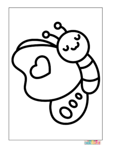 butterfly coloring pages for kids 