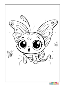 butterfly coloring pages for kids 