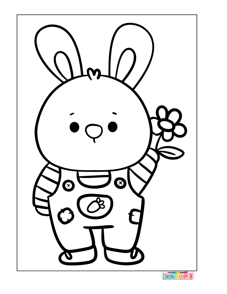 75 Cute Bunny Coloring Pages ??? Easy, Printable, and Free PDF Downloads