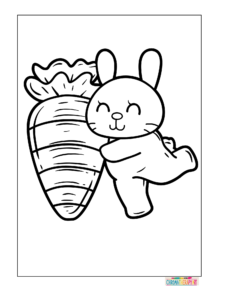 baby bunny cute bunny coloring pages (2)