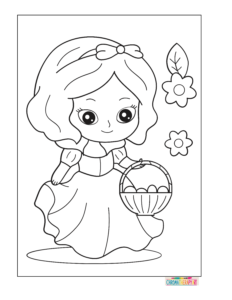 Free Princess coloring Pages for kids and adults