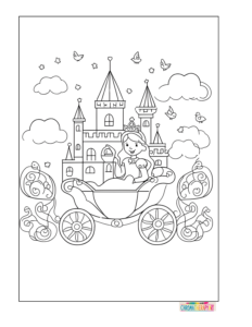 Free Princess coloring Pages for kids