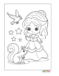 Free Princess coloring Pages