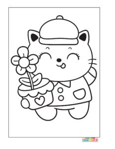 Cute CatNap Coloring Pages