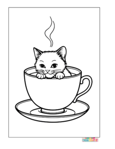 Cute CatNap Coloring Pages