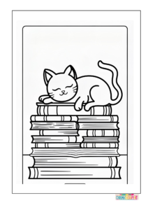 Cute CatNap Coloring Pages