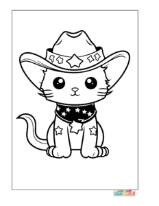 hat on cat head