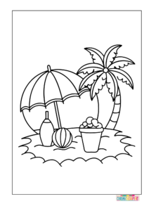 summer coloring pages printable

