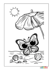 summer coloring pages for adults
