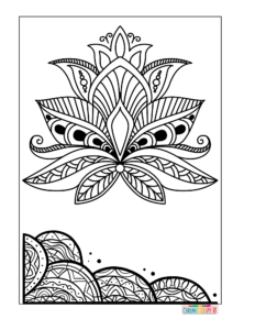 adult coloring pages for stress relief