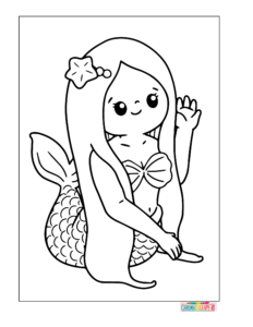 mermaid coloring pages