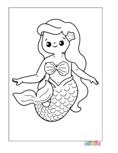 mermaid coloring pages