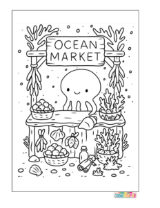 ocean coloring pages for adults