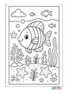 ocean coloring pages for adults