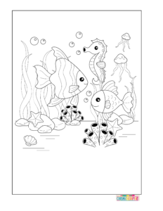 ocean coloring pages for adults