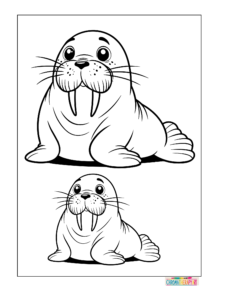 sea animal coloring pages