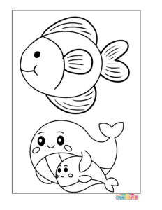 sea animal coloring pages