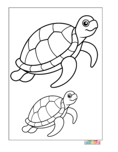sea animal coloring pages