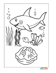 sea animal coloring pages